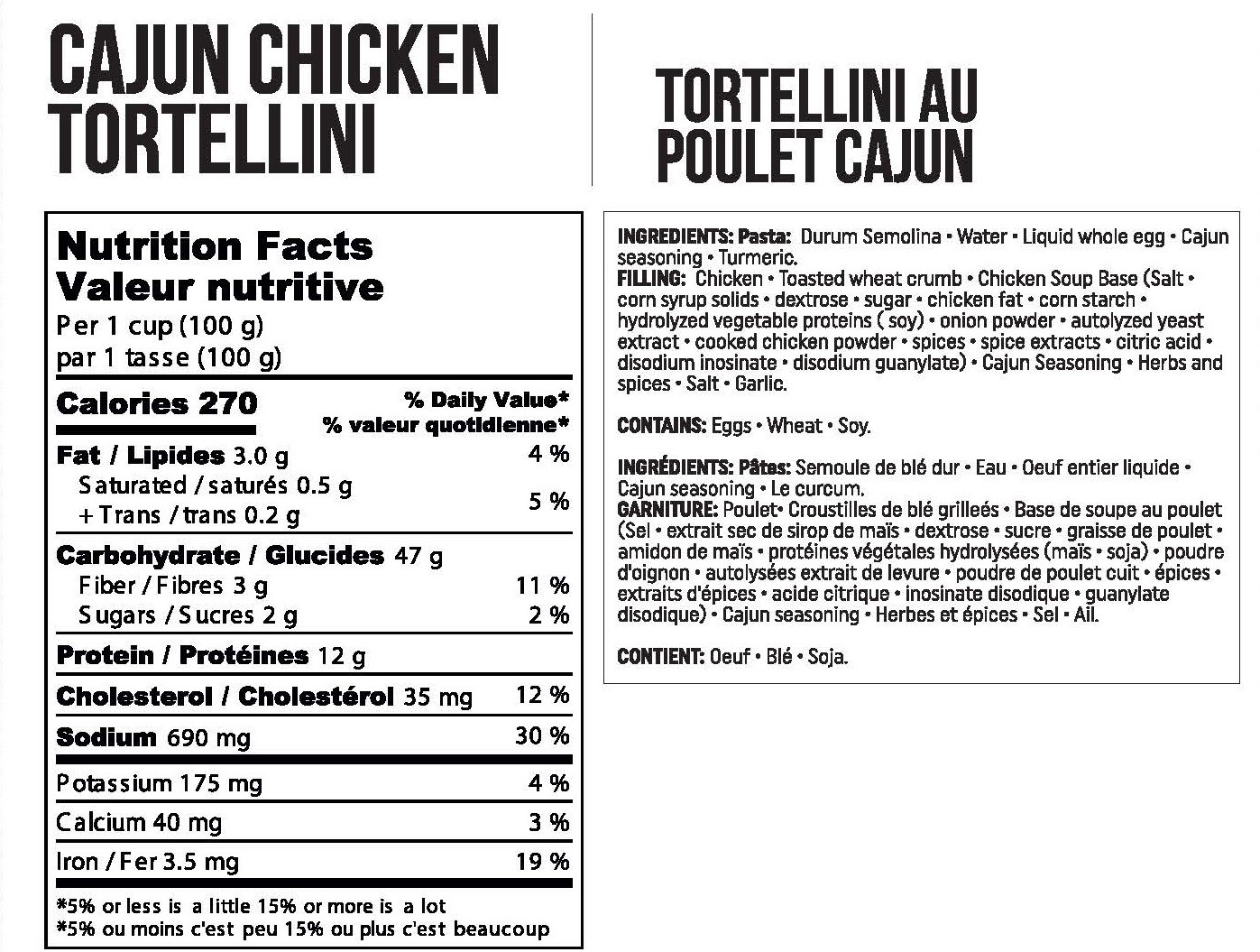 Cajun Chicken Tortellini