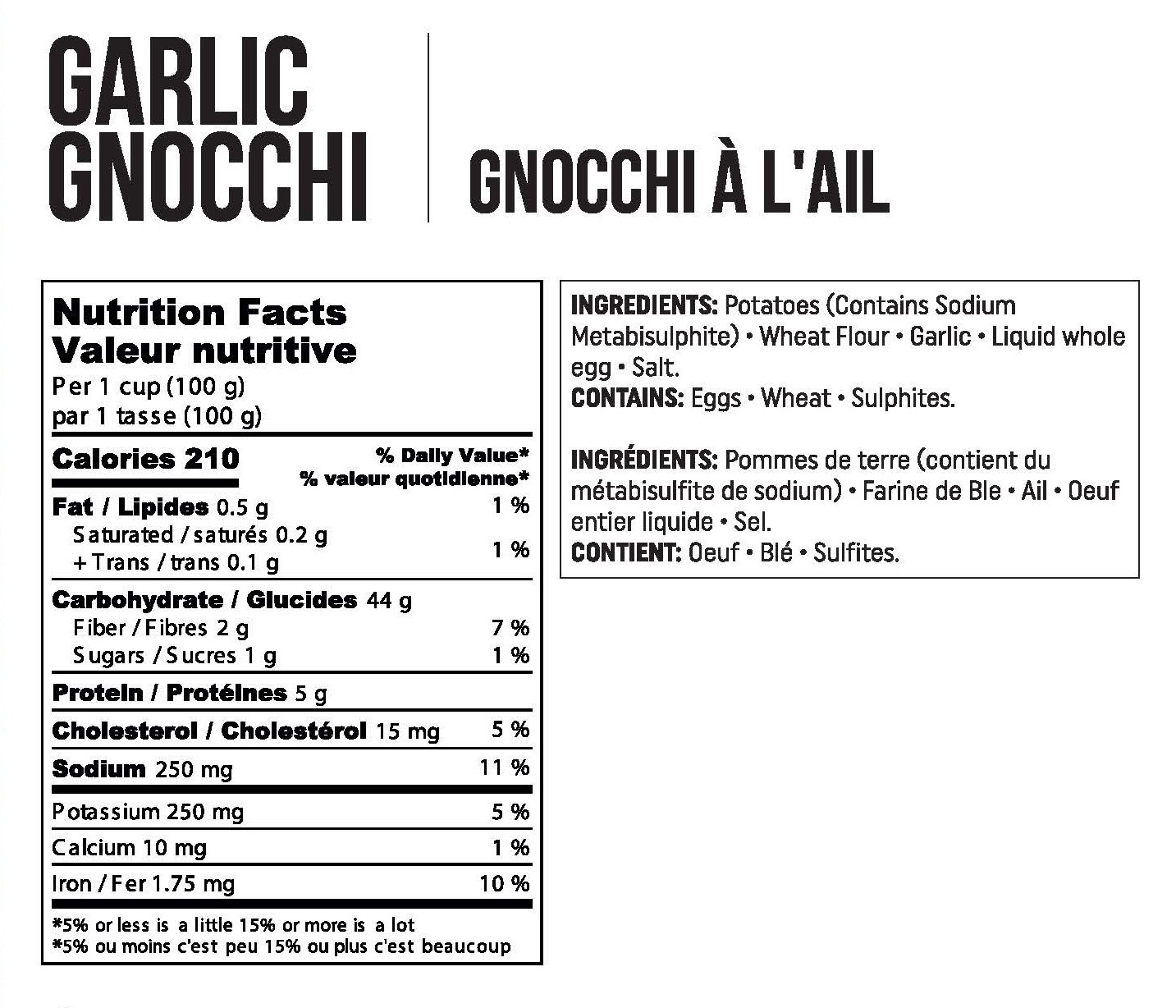 Garlic Gnocchi