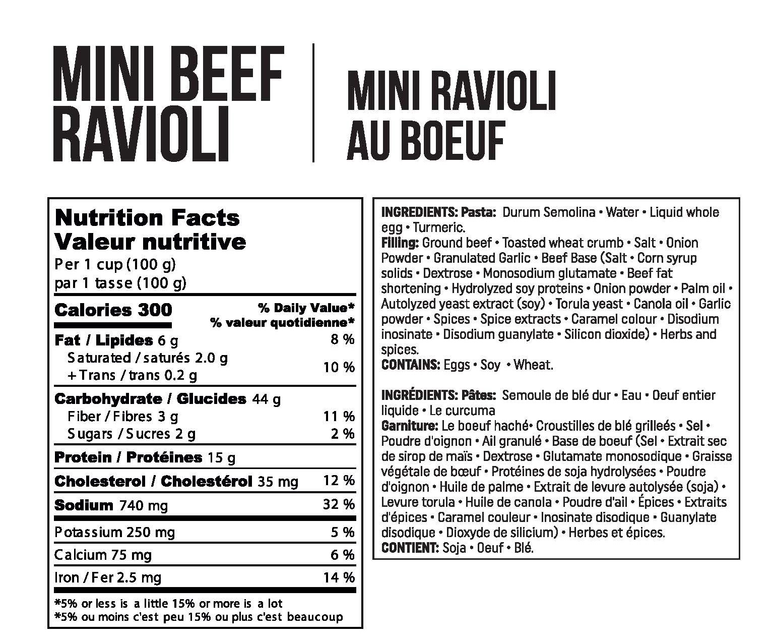 Mini Beef Ravioli