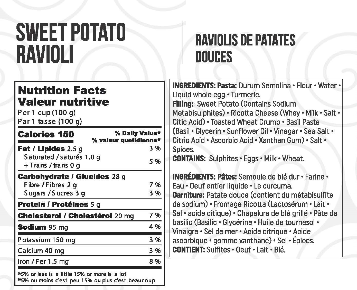 Sweet Potato Ravioli